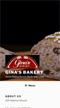 Mobile Screenshot of ginasbakery.com